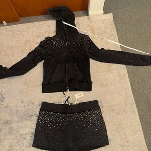 Brand New Hidden Cult Skirt Set!! Never been worn!!  Studded Women's Sweater